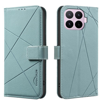 Geometric Pattern RFID Leather Phone Case, For Xiaomi 17T Pro 5G, For Xiaomi 17T 5G, For Xiaomi Poco M7 4G 169mm, For Xiaomi 15T Pro 5G