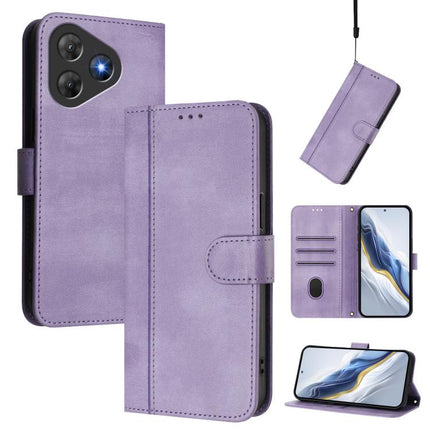 Line Splicing Buckle Retro Leather Phone Case, For Blackview Oscal Flat 2 / 2C, For Blackview Oscal Modern 8 / Color 8, For Blackview Oscal Flat 1C