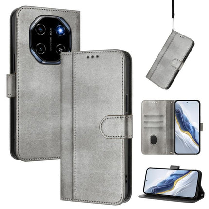Line Splicing Buckle Retro Leather Phone Case, For Blackview Wave 7C, For Blackview Wave 10, For Blackview Shark 6