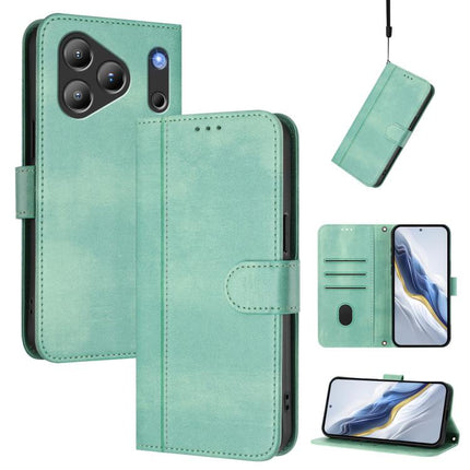 Line Splicing Buckle Retro Leather Phone Case, For Blackview Wave 7C, For Blackview Wave 10, For Blackview Shark 6