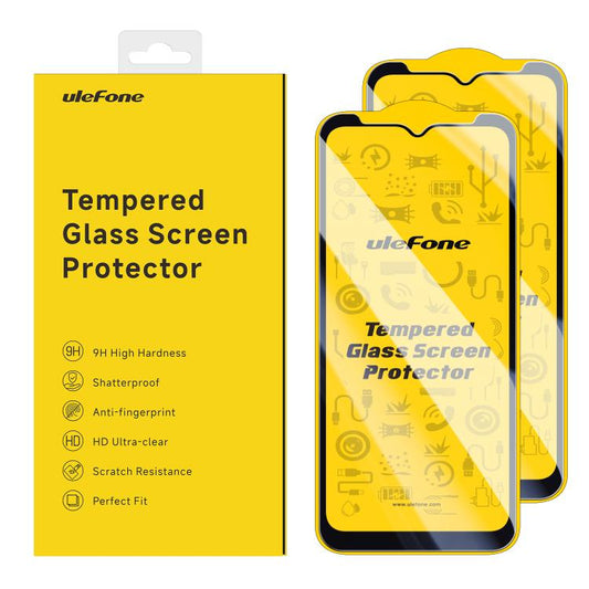 2pcs / Pack Ulefone 9H HD Anti Fingerprint Tempered Glass Screen Protector, For Ulefone Armor X13, For Ulefone Armor X12 Pro, For Ulefone Armor 21, For Ulefone Power Armor 19, For Ulefone Armor 17 Pro, For Ulefone Armor X11 Pro, For Ulefone Power Armor 13