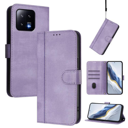 Line Splicing Buckle Retro Leather Phone Case, For Xiaomi 13, For Xiaomi 12T / 12T Pro / Redmi K50 Ultra, For Xiaomi 12S Ultra