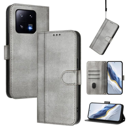 Line Splicing Buckle Retro Leather Phone Case, For Xiaomi Civi 3 5G, For Xiaomi 13 Lite 5G / Civi 2, For Xiaomi 13 Pro 5G
