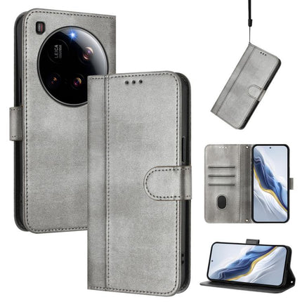 Line Splicing Buckle Retro Leather Phone Case, For Xiaomi Poco F7 Pro 5G / Redmi K80, For Xiaomi Poco X7 5G / Redmi Note 14 Pro 5G, For Xiaomi 15 Ultra