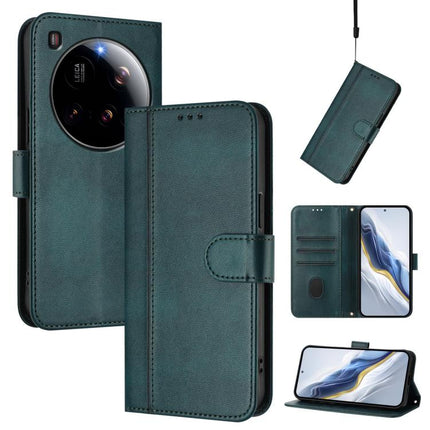 Line Splicing Buckle Retro Leather Phone Case, For Xiaomi Poco F7 Pro 5G / Redmi K80, For Xiaomi Poco X7 5G / Redmi Note 14 Pro 5G, For Xiaomi 15 Ultra