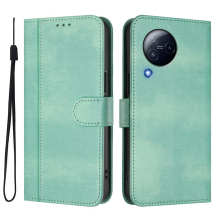 Line Splicing Buckle Retro Leather Phone Case, For Xiaomi Civi 3 5G, For Xiaomi 13 Lite 5G / Civi 2, For Xiaomi 13 Pro 5G