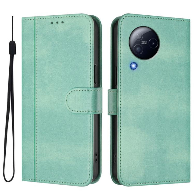 Line Splicing Buckle Retro Leather Phone Case, For Xiaomi Civi 3 5G, For Xiaomi 13 Lite 5G / Civi 2, For Xiaomi 13 Pro 5G
