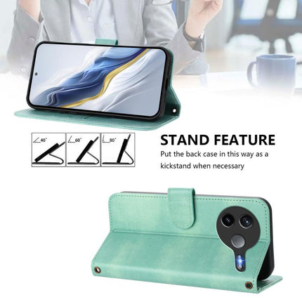 Line Splicing Buckle Retro Leather Phone Case, For Xiaomi Poco F7 Pro 5G / Redmi K80, For Xiaomi Poco X7 5G / Redmi Note 14 Pro 5G, For Xiaomi 15 Ultra