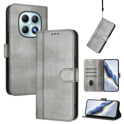 Line Splicing Buckle Retro Leather Phone Case, For Redmi Note 15 5G / 4G 164mm / Poco M8 5G, For Xiaomi Poco M7 4G 169mm, For Redmi 15 5G Global / 15 4G SEA 169.5mm