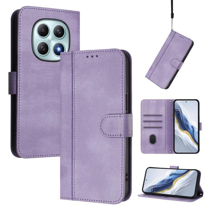 Line Splicing Buckle Retro Leather Phone Case, For Redmi Note 15 5G / 4G 164mm / Poco M8 5G, For Xiaomi Poco M7 4G 169mm, For Redmi 15 5G Global / 15 4G SEA 169.5mm