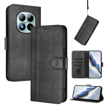Line Splicing Buckle Retro Leather Phone Case, For Redmi Turbo 5 Max 5G / Poco X8 Pro Max 5G, For Redmi Turbo 5 5G Global / Poco X8 Pro 5G, For Redmi Note 15 Pro+ 5G 163.3mm/Poco M8 Pro 5G