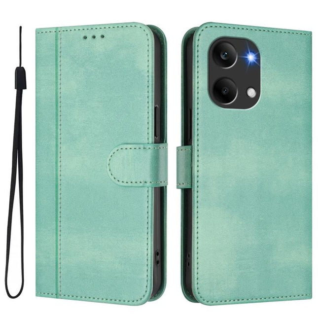 Line Splicing Buckle Retro Leather Phone Case, For Redmi Turbo 5 Max 5G / Poco X8 Pro Max 5G, For Redmi Turbo 5 5G Global / Poco X8 Pro 5G, For Redmi Note 15 Pro+ 5G 163.3mm/Poco M8 Pro 5G