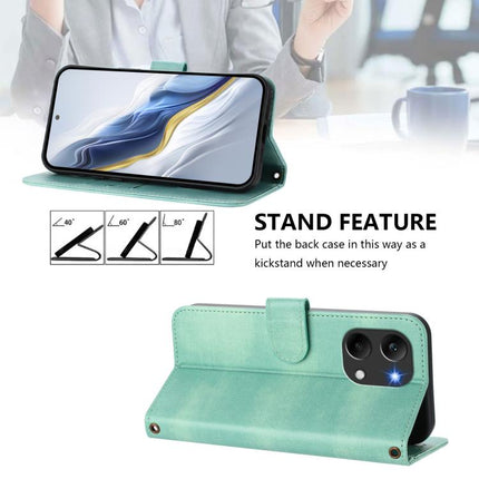 Line Splicing Buckle Retro Leather Phone Case, For Redmi Turbo 5 Max 5G / Poco X8 Pro Max 5G, For Redmi Turbo 5 5G Global / Poco X8 Pro 5G, For Redmi Note 15 Pro+ 5G 163.3mm/Poco M8 Pro 5G