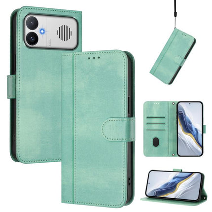 Line Splicing Buckle Retro Leather Phone Case, For Redmi A7 / A5 4G 171mm / Poco C71, For Xiaomi 17 Max 5G, For Redmi K90 Max 5G