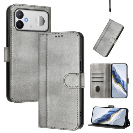 Line Splicing Buckle Retro Leather Phone Case, For Redmi A7 / A5 4G 171mm / Poco C71, For Xiaomi 17 Max 5G, For Redmi K90 Max 5G