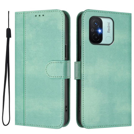 Line Splicing Buckle Retro Leather Phone Case, For Redmi 11A 4G Global, For Redmi Note 10 4G / Note 10S 4G, For Redmi Note 11S 5G / Xiaomi Poco M4 Pro 5G
