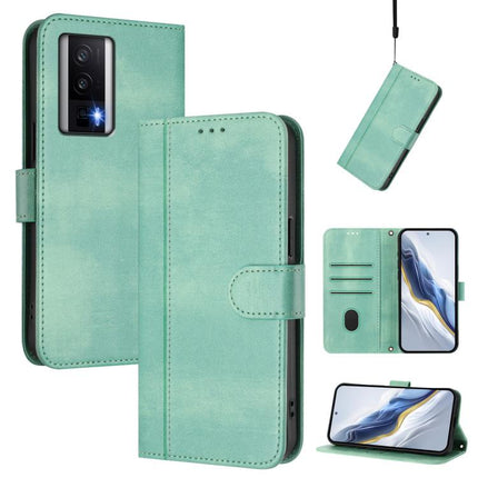 Line Splicing Buckle Retro Leather Phone Case, For Redmi Note 11T Pro+ / Note 12T Pro / K50i, For Redmi Note 12 Turbo 5G / Xiaomi Poco F5, For Redmi K60 / K60 Pro