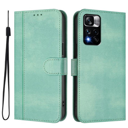 Line Splicing Buckle Retro Leather Phone Case, For Redmi Note 11 Pro+ 5G European, For Redmi Note 10 5G / Note 10T 5G, For Redmi Note 10 Pro 4G / Note 10 Pro Max