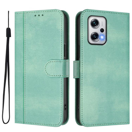 Line Splicing Buckle Retro Leather Phone Case, For Redmi Note 11T Pro+ / Note 12T Pro / K50i, For Redmi Note 12 Turbo 5G / Xiaomi Poco F5, For Redmi K60 / K60 Pro