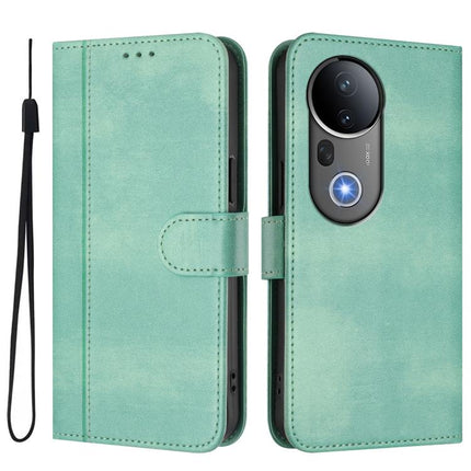 Line Splicing Buckle Retro Leather Phone Case, For vivo S20 Pro 5G, For vivo V40 Lite 5G IDN / Y300 5G Global, For vivo V40 Lite 4G IDN / Y300 5G IDN