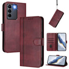 For vivo V27e 4G / T2 4G Global / Wine Red