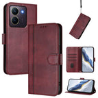 For vivo Y36 5G / 4G / Y27s 4G Global / Wine Red