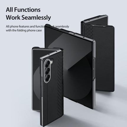 DUX DUCIS Bril Series PU + TPU Phone Case, For Samsung Galaxy Z Fold7 5G, For Samsung Galaxy Z Flip7 5G