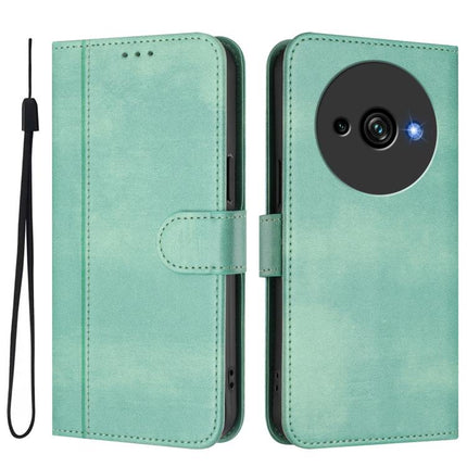 Line Splicing Buckle Retro Leather Phone Case, For Oukitel C59 / C59 Pro, For Oukitel C58 / C58 Pro, For Oukitel C57S / C57 Pro / Blu J12