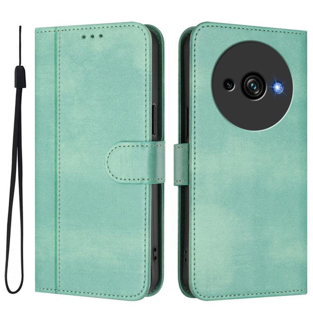 Line Splicing Buckle Retro Leather Phone Case, For Oukitel C59 / C59 Pro, For Oukitel C58 / C58 Pro, For Oukitel C57S / C57 Pro / Blu J12
