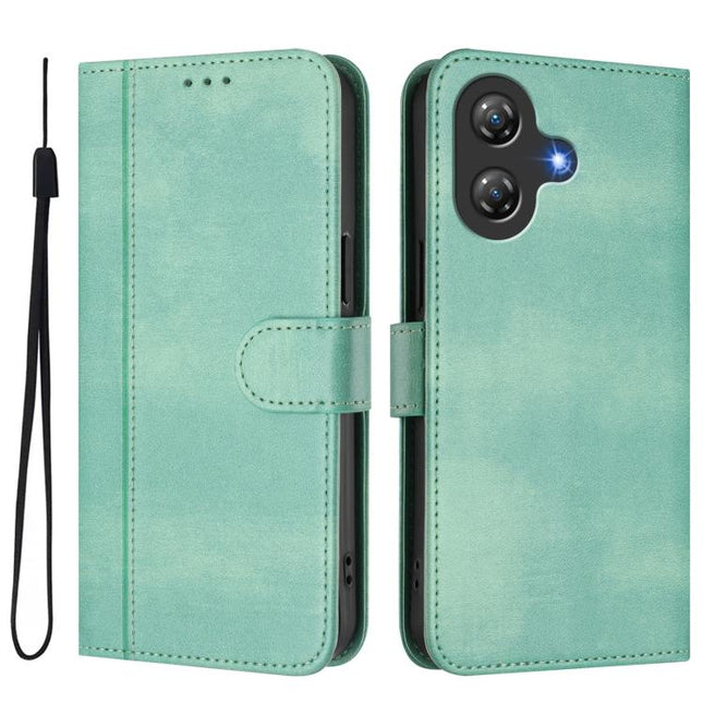 Line Splicing Buckle Retro Leather Phone Case, For Ulefone Note 21, For Ulefone Note 17 Pro, For Ulefone Note 18 Ultra / 18 Pro