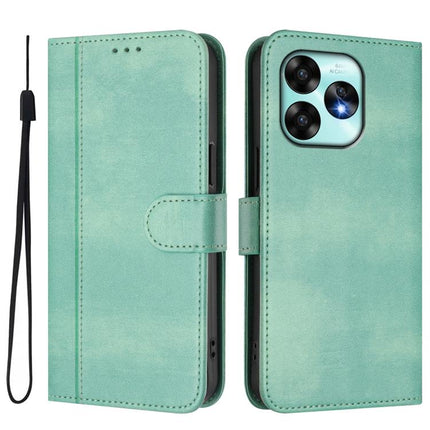 Line Splicing Buckle Retro Leather Phone Case, For UMIDIGI A15 / A15C / A15T, For UMIDIGI Bison X20, For UMIDIGI Power 7 / 7S