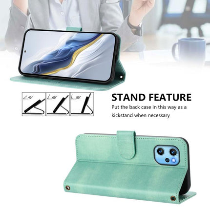Line Splicing Buckle Retro Leather Phone Case, For UMIDIGI Power 7 Max