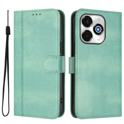Line Splicing Buckle Retro Leather Phone Case, For UMIDIGI G100X, For UMIDIGI G100 Pro, For UMIDIGI G100