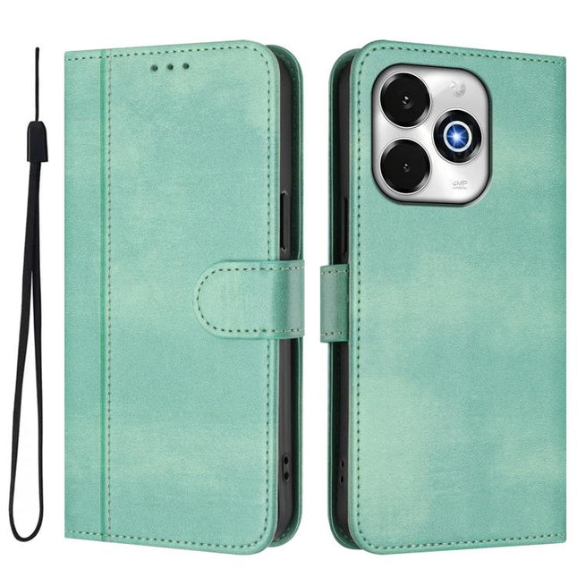 Line Splicing Buckle Retro Leather Phone Case, For UMIDIGI G100X, For UMIDIGI G100 Pro, For UMIDIGI G100