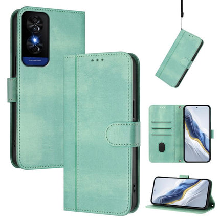 Line Splicing Buckle Retro Leather Phone Case, For TCL 503, For TCL 50 5G / 50 XE / 50 XE NxtPaper, For TCL 50 Nxtpaper /  50 Pro NxtPaper