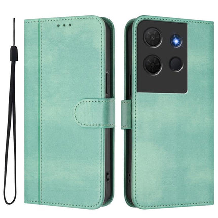 Line Splicing Buckle Retro Leather Phone Case, For TCL 503, For TCL 50 5G / 50 XE / 50 XE NxtPaper, For TCL 50 Nxtpaper /  50 Pro NxtPaper