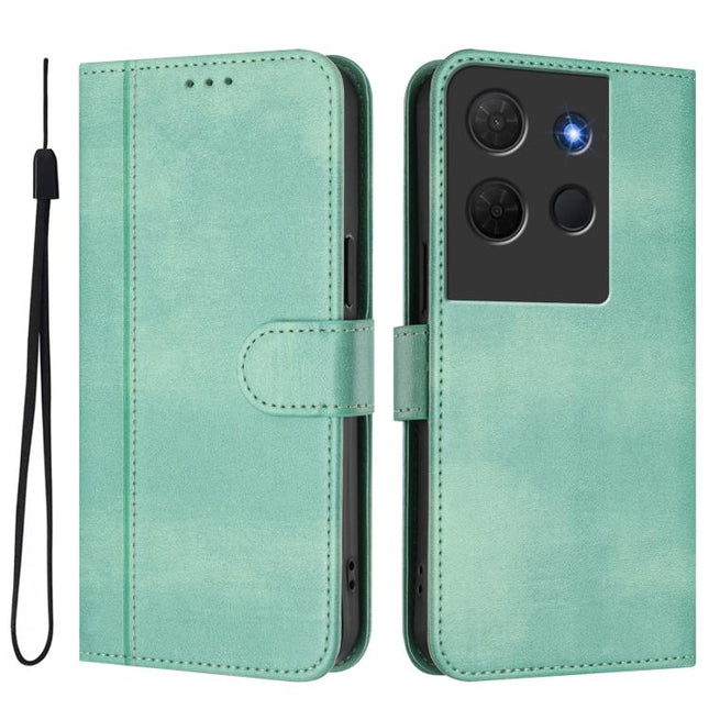 Line Splicing Buckle Retro Leather Phone Case, For TCL 503, For TCL 50 5G / 50 XE / 50 XE NxtPaper, For TCL 50 Nxtpaper /  50 Pro NxtPaper