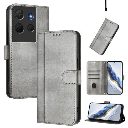 Line Splicing Buckle Retro Leather Phone Case, For TCL 503, For TCL 50 5G / 50 XE / 50 XE NxtPaper, For TCL 50 Nxtpaper /  50 Pro NxtPaper