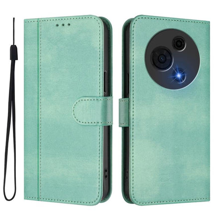 Line Splicing Buckle Retro Leather Phone Case, For TCL 60 NxtPaper, For TCL 605 / 60 SE, For TCL 60R 5G