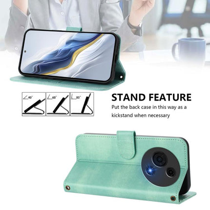 Line Splicing Buckle Retro Leather Phone Case, For TCL 60 NxtPaper, For TCL 605 / 60 SE, For TCL 60R 5G