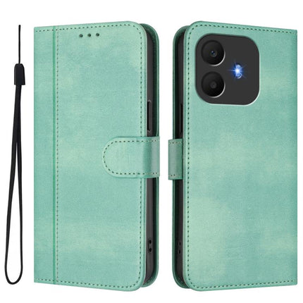 Line Splicing Buckle Retro Leather Phone Case, For TCL K70 Power 4G / K70 4G, For TCL Nxtpaper 70 Pro 5G, For TCL K32 5G / K33 5G