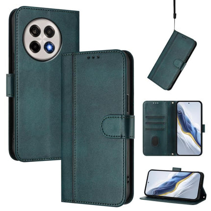 Line Splicing Buckle Retro Leather Phone Case, For OnePlus Ace 5 Racing, For OnePlus 13R / OnePlus Ace 5 Pro, For OnePlus 13