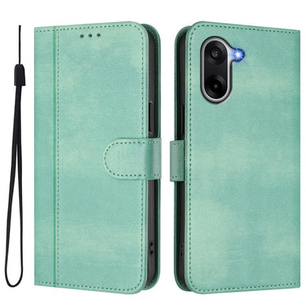 Line Splicing Buckle Retro Leather Phone Case, For OnePlus Ace 5 Racing, For OnePlus 13R / OnePlus Ace 5 Pro, For OnePlus 13