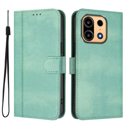 Line Splicing Buckle Retro Leather Phone Case, For OnePlus Turbo 6X Pro 5G, For OnePlus Turbo 6 / Turbo 6V, For OnePlus Ace 5 Ultra