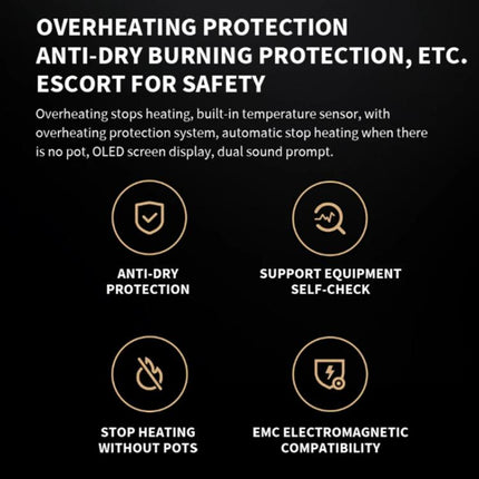 Original Xiaomi Mijia Smart Ultra-thin Induction Cooker 2100W Home Induction Cooker