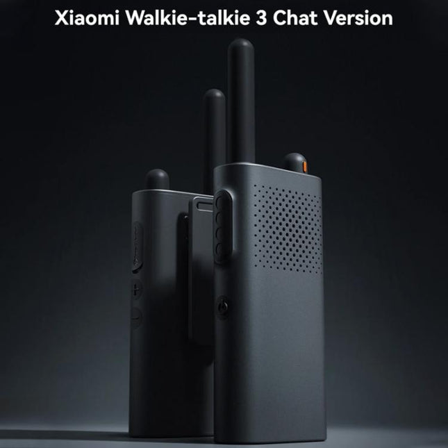 Original Xiaomi Walkie Talkie 3 Chat Version Support 1-5km Intercom Distance, APP Writing Frequency, Walkie Talkie 3 Chat Version
