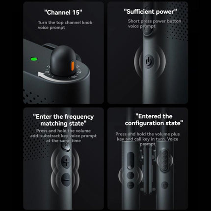 Original Xiaomi Walkie Talkie 3 Chat Version Support 1-5km Intercom Distance, APP Writing Frequency, Walkie Talkie 3 Chat Version