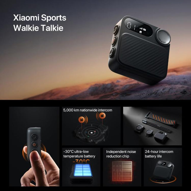 Original Xiaomi Sports Walkie Talkie, Support 5000km Intercom Distance, Xiaomi Sports Walkie Talkie