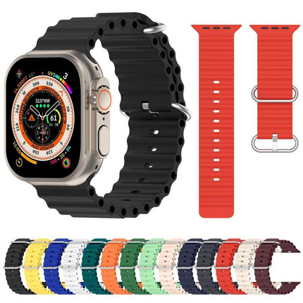 xDfind Ocean Silicone Watch Band, For Apple Watch 46mm / 49mm / 45mm / 44mm, For Apple Watch 42mm / 41mm / 40mm / 38mm