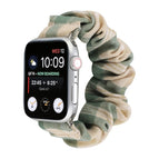 For Apple Watch Series 7 45mm / 6 & SE & 5 & 4 44mm / 3 & 2 & 1 42mm / Beige + Green